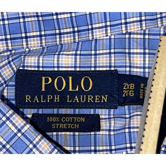 Ralph Lauren Shirt Button Up Long Sleeve Mens 2XB - Picture 5 of 9